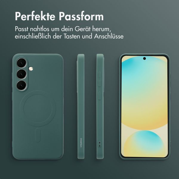 imoshion Color Back Cover mit MagSafe Samsung Galaxy S24 FE - Dunkelgrün