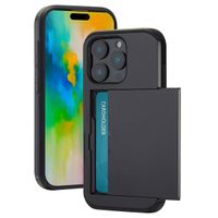 imoshion Backcover mit Kartenfach für das Apple iPhone 16 Pro - Schwarz