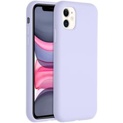 Accezz Liquid Silikoncase Apple iPhone 11 - Violett