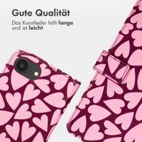 imoshion Design Klapphülle Apple iPhone 17e / 16e - Hearty Blush