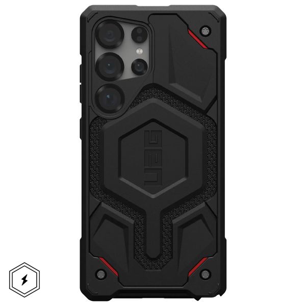 UAG Monarch Pro Backcover für das Samsung Galaxy S25 Ultra - Kevlar Black