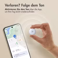 imoshion Wireless Tag - Bluetooth-Tracker für Android - 2 pack - Weiß