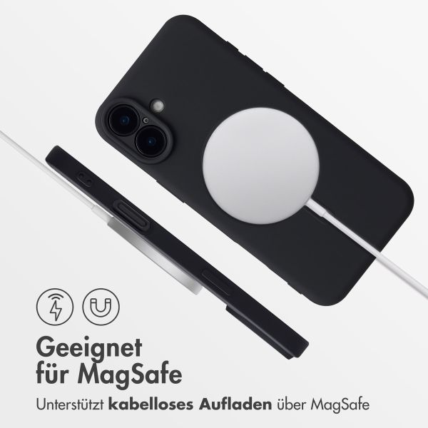 imoshion Color Back Cover mit MagSafe für das iPhone 16 Plus - Schwarz