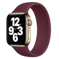 Apple Silikon Solo Loop für das  Apple Watch | 44/45/46/49 mm - Größe 11 - Plum