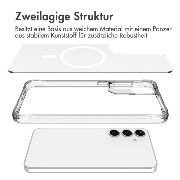 imoshion Rugged Air MagSafe Case für das Samsung Galaxy S24 - Transparent