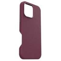 OtterBox Symmetry Cactus Leder Back Cover MagSafe Apple iPhone 16 Pro Max - Maroon Bells