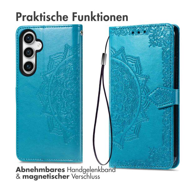 imoshion Mandala Klapphülle Samsung Galaxy S23 FE - Türkis