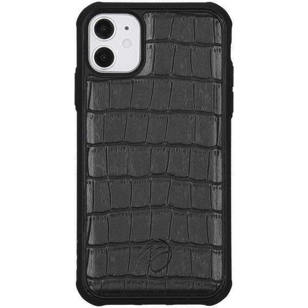 imoshion 2-1 Wallet Klapphülle für das iPhone 11 - Black Crocodile