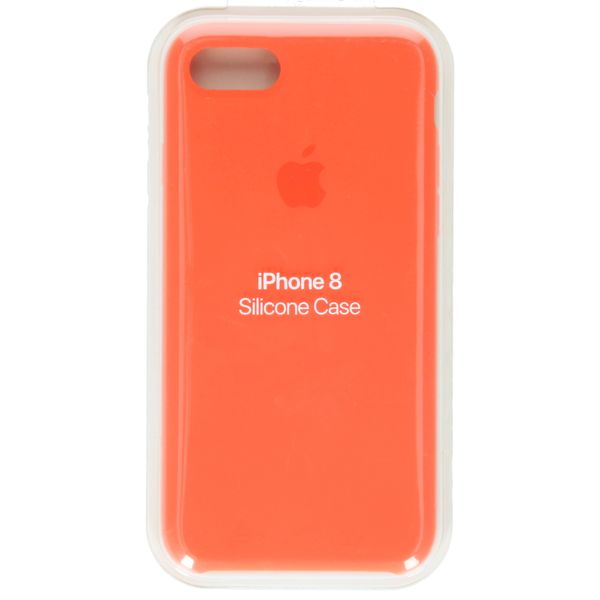 Apple Silikon-Case Spicy Orange für das Apple iPhone SE (2022 / 2020) / 8 / 7