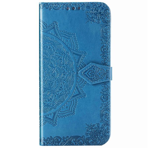 Mandala Klapphülle Motorola Moto E6s - Türkis