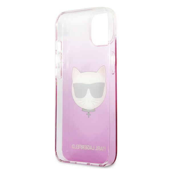 Karl Lagerfeld Hardcase Backcover Choupette für das iPhone 13 Mini - Rosa