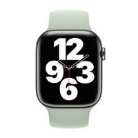 Apple Silikon Solo Loop für das  Apple Watch | 44/45/46/49 mm - Größe 11 - Mineral Green