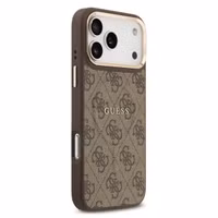 Guess Classic 4G Logo Backcover MagSafe Apple iPhone 17 Pro - Braun