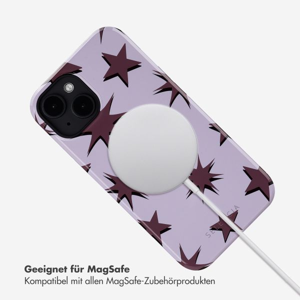 Selencia Vivid Rückabdeckung mit MagSafe Apple iPhone 14 - Stars Plum Lilac