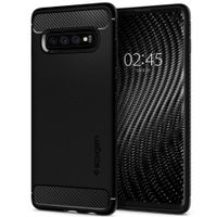 Spigen Rugged Armor Case Schwarz für das Samsung Galaxy S10