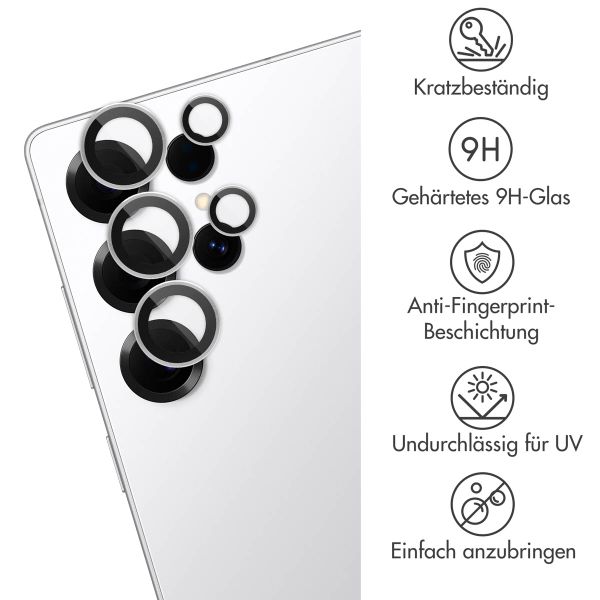 imoshion 2er-Pack Objektivschutz für Kamera für das Samsung Galaxy S25 Ultra - Titanium Whitesilver