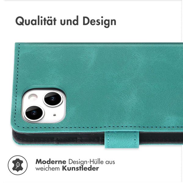 imoshion Klapphülle mit Kordel Apple iPhone 14 / 13 - Türkis