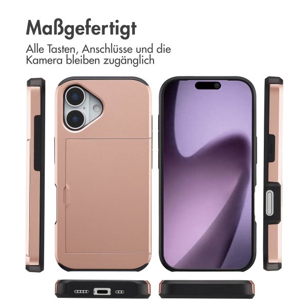 imoshion Backcover mit Kartenfach Apple iPhone 17 - Rosé gold