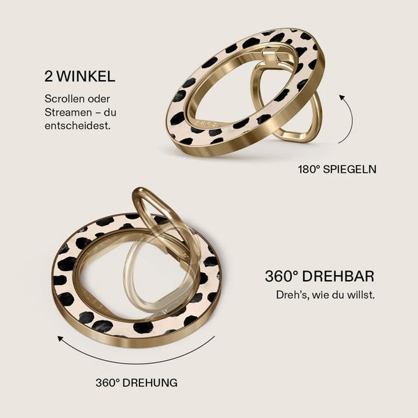 Burga Ringholder MagSafe Gold - Handyringe - Almond Latte