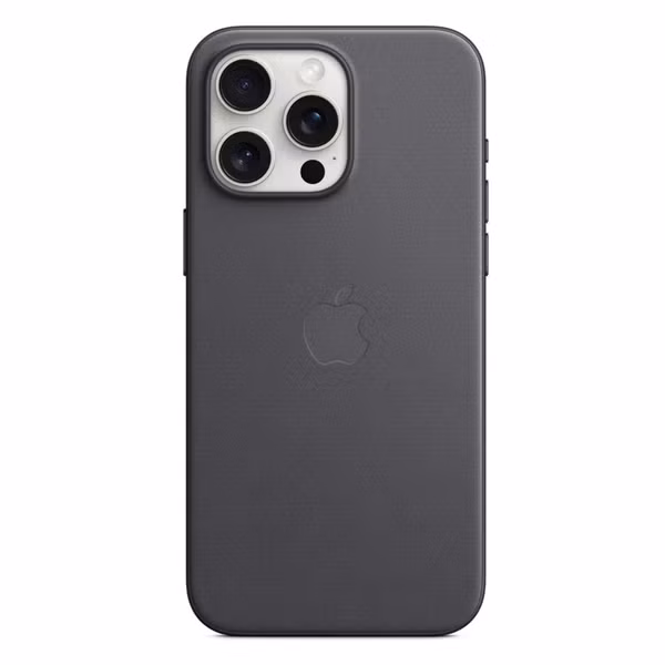 Apple FineWoven Back Cover MagSafe Apple iPhone 15 Pro Max - Schwarz