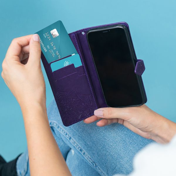 imoshion Mandala Klapphülle Samsung Galaxy A72 - Violett