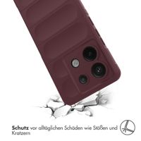 imoshion EasyGrip Back Cover für das Xiaomi Redmi Note 13 Pro (5G) - Aubergine