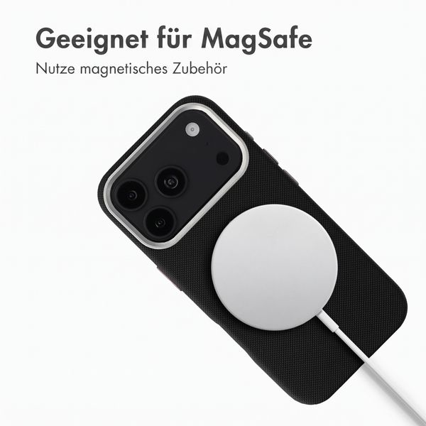 Accezz Mesh Backcover mit MagSafe Apple iPhone 17 Pro - Schwarz