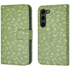 imoshion Design Klapphülle Samsung Galaxy S23 - Green Flowers
