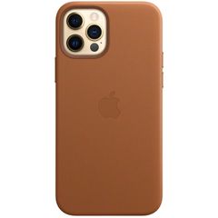 Apple Leder-Case MagSafe für Apple iPhone 12 (Pro) - Saddle Brown