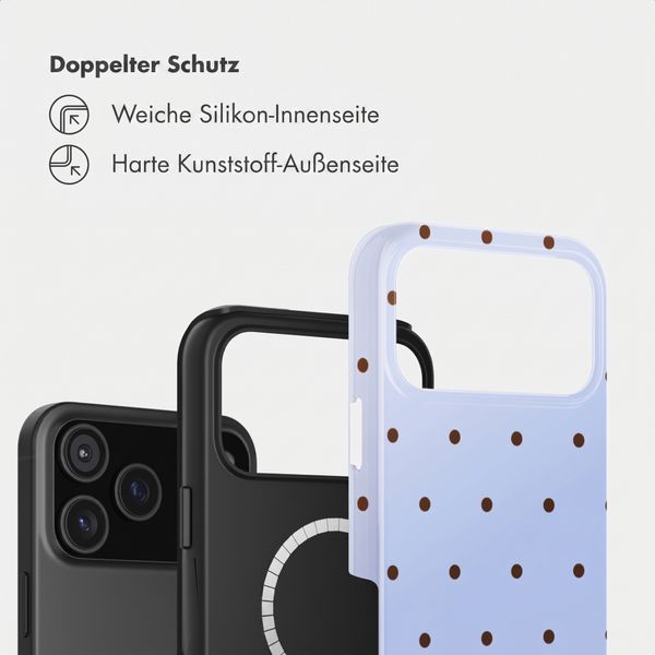 Selencia Vivid Rückabdeckung mit MagSafe Apple iPhone 17 Pro - Happy Dots Digital Sky