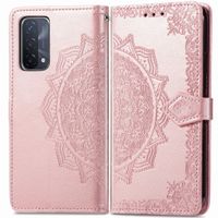 imoshion Mandala Klapphülle Oppo A74 (5G) / A54 (5G) - Rosé gold