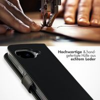 Selencia Echtleder Klapphülle Google Pixel 10a - Schwarz