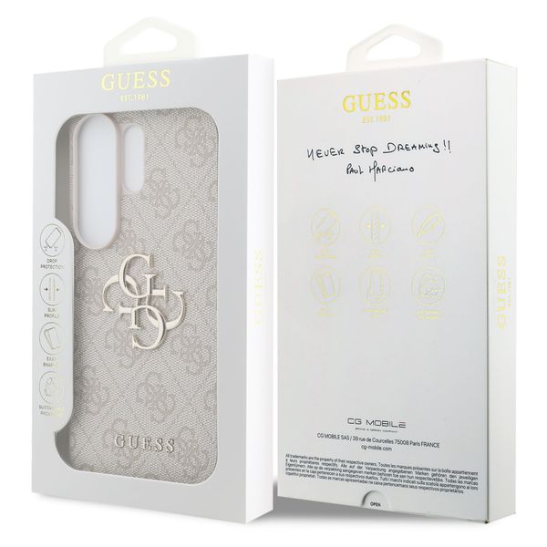 Guess 4G Metal Logo Back Cover Samsung Galaxy S26 Ultra - Rosa