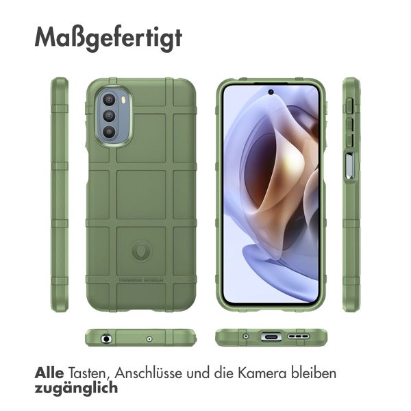 imoshion Rugged Shield Backcover für das Motorola Moto G31 / G41 - Grün