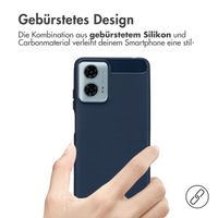 imoshion Brushed Back Cover für das Motorola Moto G24 Power - Dunkelblau