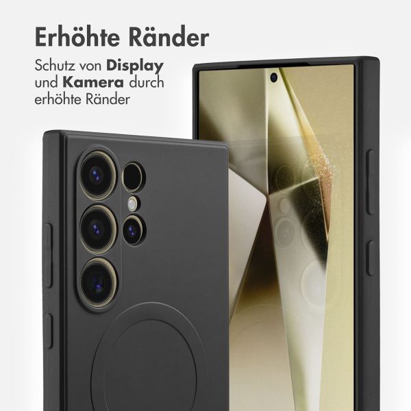 imoshion Color Back Cover mit MagSafe Samsung Galaxy S24 Ultra - Schwarz
