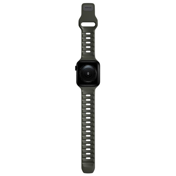 Nomad Sport Band FKM für die Apple Watch Series 1 bis 9 / SE (38/40/41 mm) | Series 10 (42 mm) - Ash Green