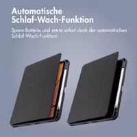 imoshion Origami Klapphülle Apple iPad 9 (2021) 10.2 Zoll / iPad 8 (2020) 10.2 Zoll / iPad 7 (2019) 10.2 Zoll - Schwarz