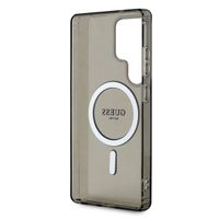 Guess MagSafe IML Glitter Gradient Case Samsung Galaxy S25 Ultra - Schwarz