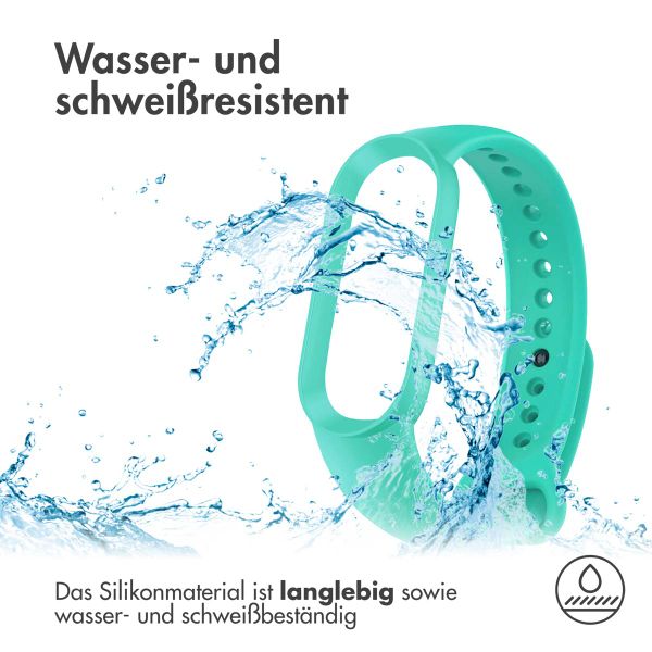 imoshion Silikon Sportarmband für Xiaomi Mi Band 5 / 6 - Mintgrün