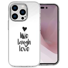 imoshion Design Hülle für das iPhone 14 Pro - Live Laugh Love