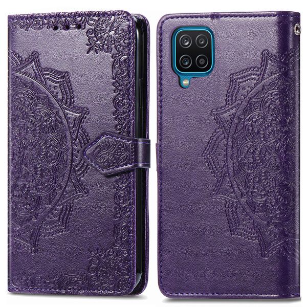 imoshion Mandala Klapphülle Samsung Galaxy A12 - Violett