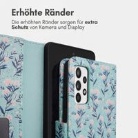 imoshion Design Klapphülle Samsung Galaxy A52(s) (5G/4G) - Blue Flowers