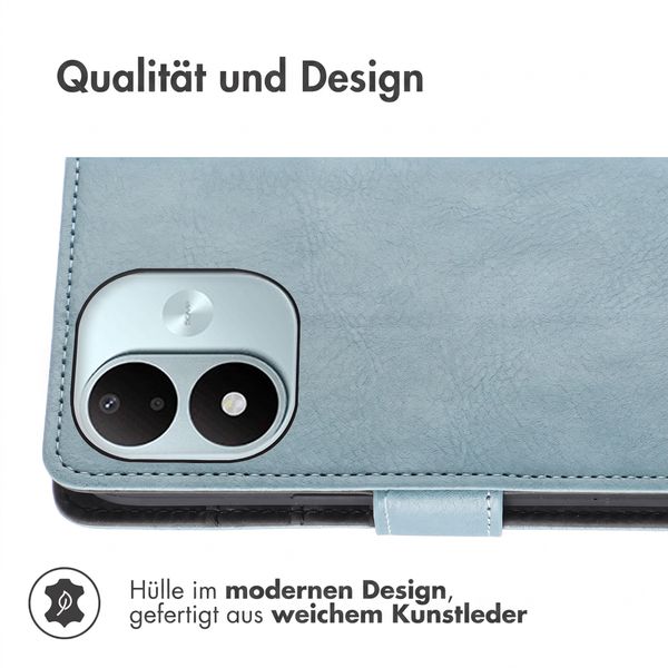imoshion Luxuriöse Klapphülle Xiaomi Redmi Note 17 (5G) - Hellblau