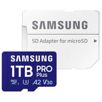 Samsung PRO Plus microSD 2023 - 1TGB - Inklusive SD-Adapter - UHS-I/U3/Full HD/4K UHD