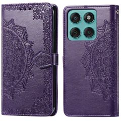 imoshion Mandala Klapphülle Motorola Moto G57 Power - Violett