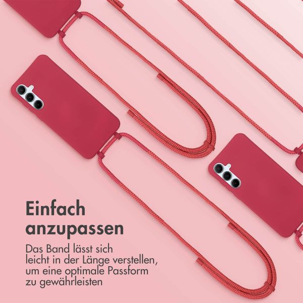 imoshion Color Backcover mit abtrennbarem Band Samsung Galaxy A55 - Raspberry