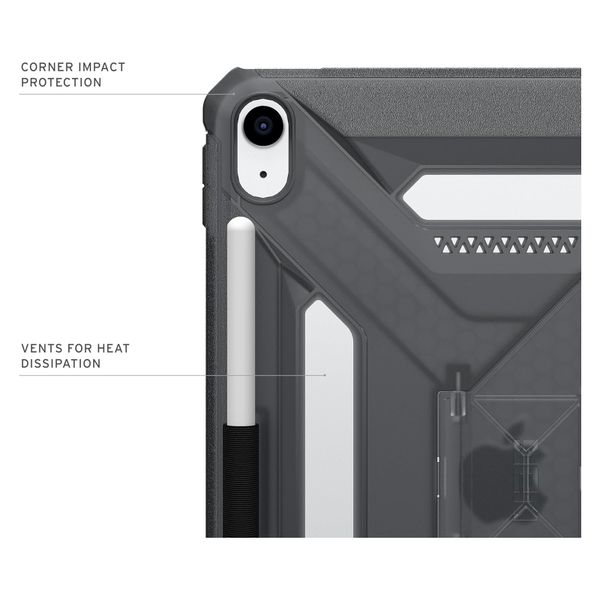 UAG Scout Klapphülle Apple iPad 11 (2025) 11 Zoll A16 / iPad 10 (2022) 10.9 Zoll - Ash