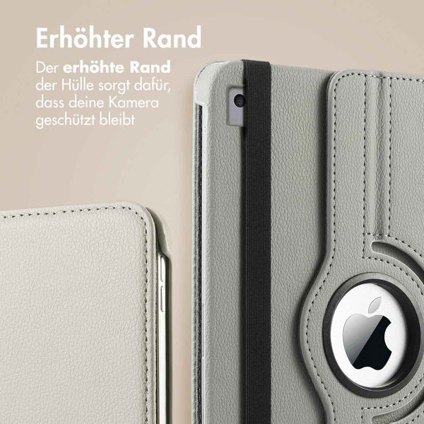 imoshion 360° drehbare Klapphülle Apple iPad 6 (2018) 9.7 Zoll / iPad 5 (2017) 9.7 Zoll - Grau