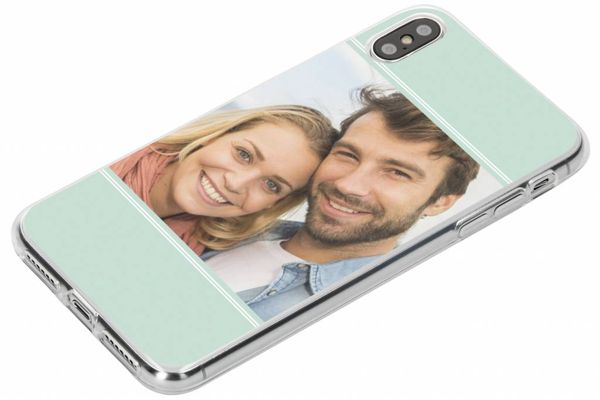 Gestalte deine eigene Apple iPhone Xs Max Gel Hülle - Transparent